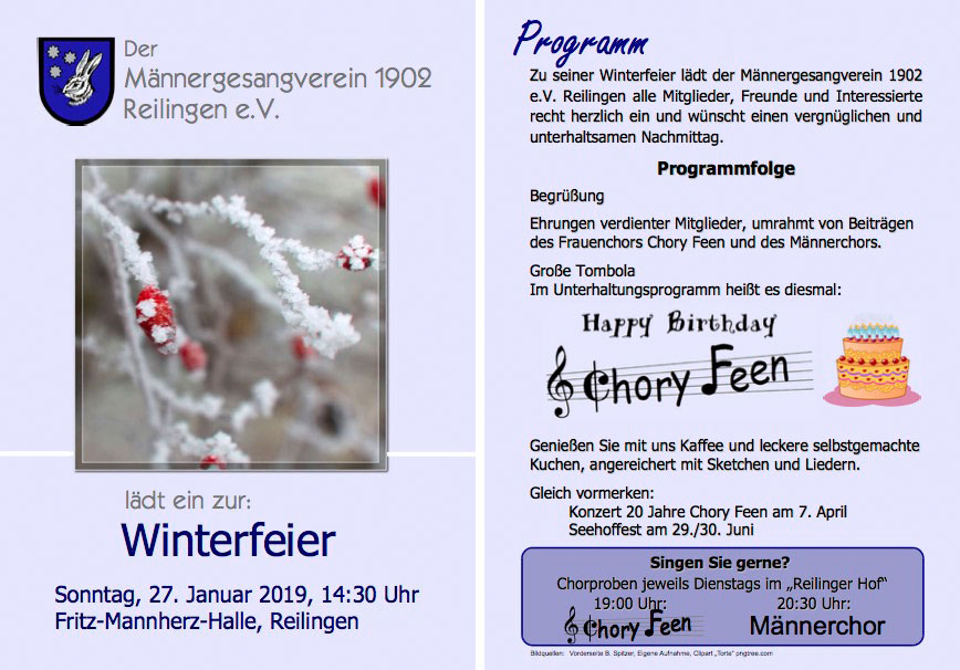 Winterfeier 2019